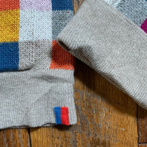 KULE The Capucine Multicolor Checkered Button Front Cardigan Women’s Large - Picture 11 of 13